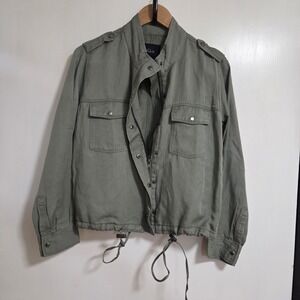 Rails Womens Olive Utility Jacket Size S US 4-6 UK 8-10 Drawstring Military